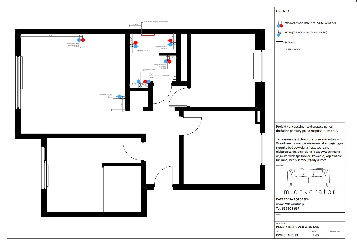 Rysunek techniczny elektryki