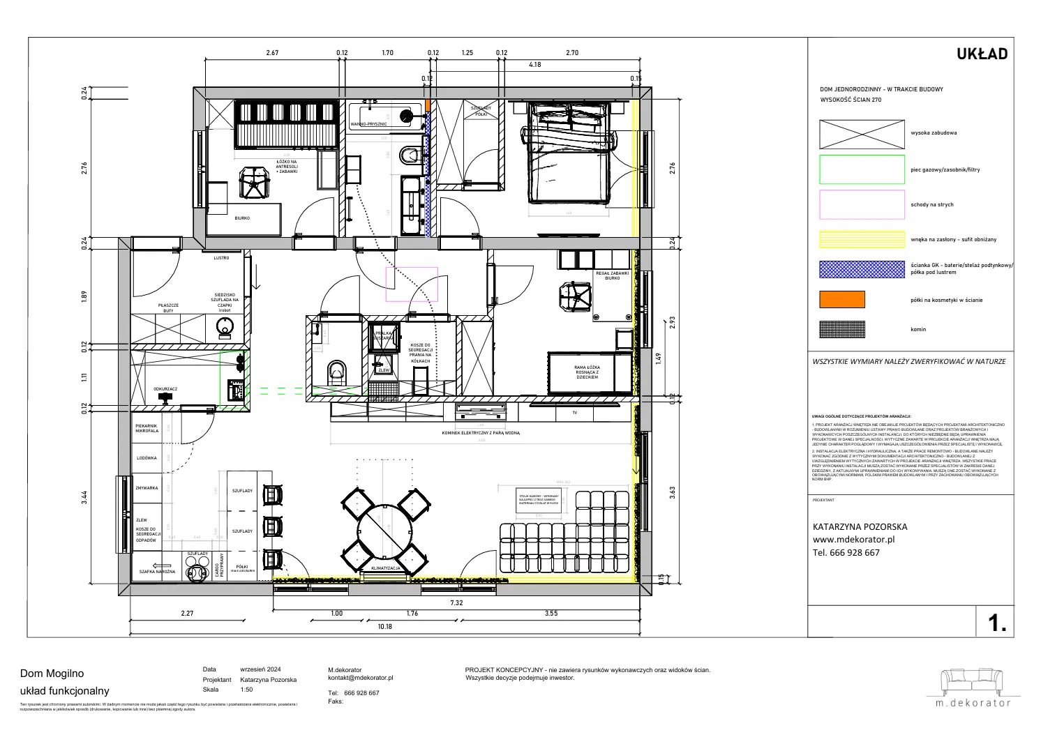 Rysunek techniczny układu funkcjonalnego